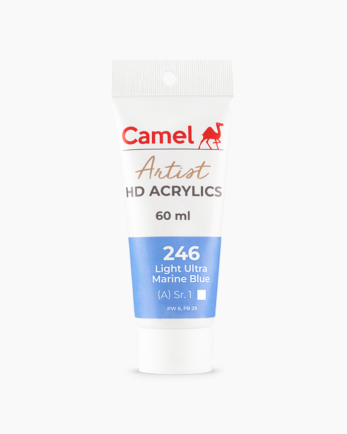 Camel Artist HD Acrylics Light Ultramarine Blue